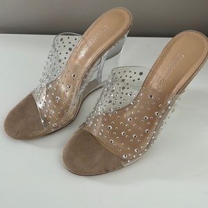 Rhinestone shoes- size 6.5